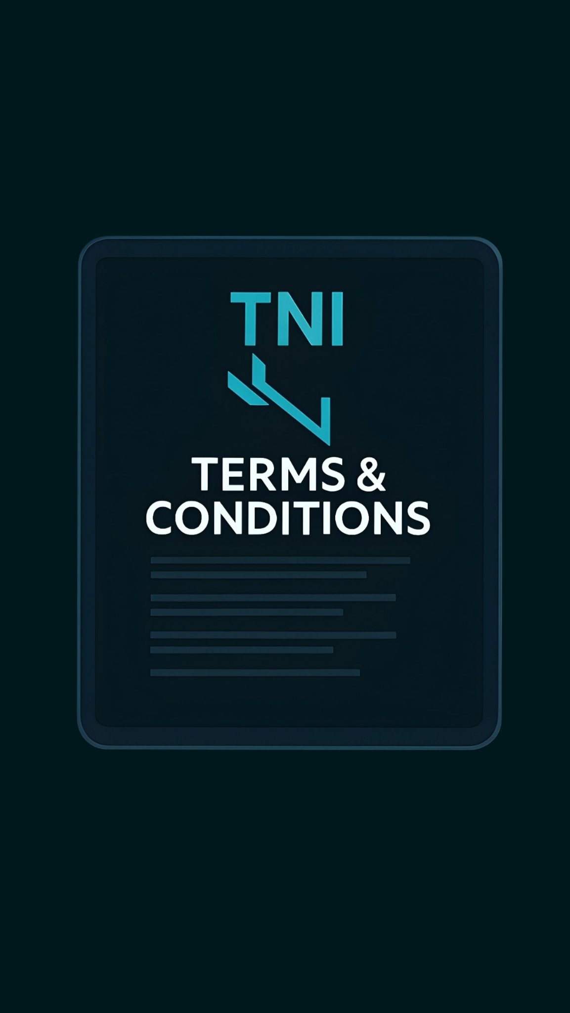 Terms and conditions